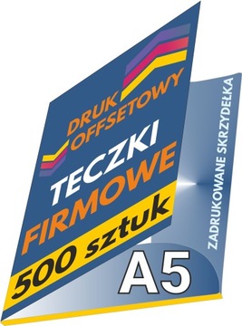TECZKI OFERTOWE Firmowe A5 z NADRUKIEM 500 sztuk
