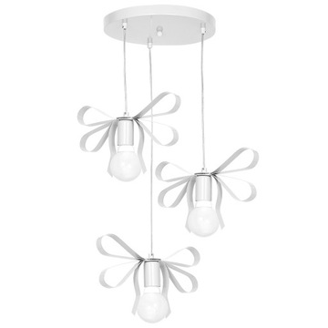 Lampa Wisząca EMMA WHITE 3xE27 biała