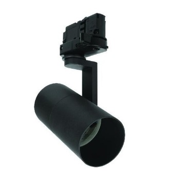 LAMPA NA SZYNĘ 3 FAZY CZARNY-WYMIENNA ŻARÓWKA GU10