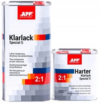 LAKIER BEZBARWNY SPEZIAL S 5L+UTWARDZACZ 2,5L- APP
