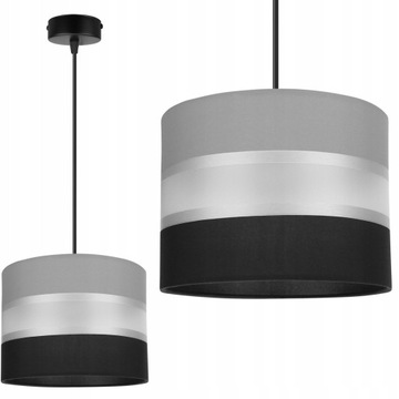 SUFITOWA LAMPA WISZĄCA ŻYRANDOL ABAŻUR NOWOCZESNA