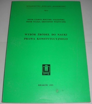 Wybór źródeł do nauki prawa konstytucyjnego 1993