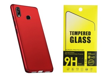 ETUI ULTRA SLIM SILKY TOUCH HUAWEI Y6 2019 +SZKŁO