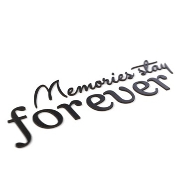 3D деревянная настенная надпись «Воспоминания остаются навсегда»