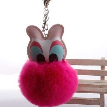 БРЕЛОК УТКА С ПОМПОНОМ МЕХОВЫЙ БРЕЛОК НОВИНКА!