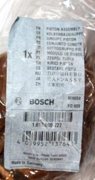 ШАТУН BOSCH ПОРШЕНЬ GSH 27 VC 1607000727