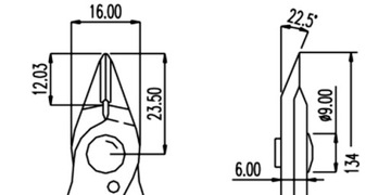 Прецизионный боковой нож HANLONG HT-222