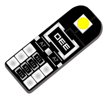 ŻARÓWKA W5W LED 2 SMD 3030 CAN BUS T10
