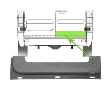 SPRINTER 95- VW LT 96- РЕМОНТ ЗАДНЕЙ ДВЕРИ
