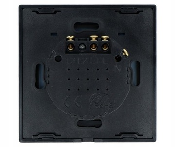 НАСТЕННЫЙ ВЫКЛЮЧАТЕЛЬ TUYA 2CC WIFI+RF Черный Tuya NEO