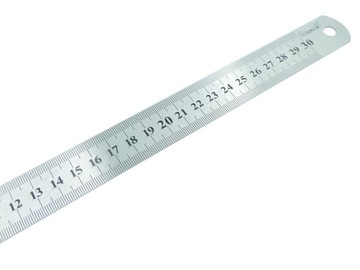 СТАЛЬНОЕ ПРАВИЛО ПРАВИЛО ПРАВИЛО 300 мм INOX
