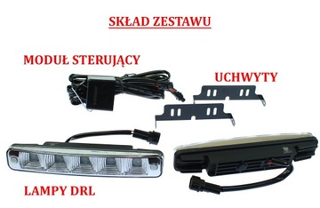ŚWIATŁA DZIENNE DRL LED OSRAM MOCNE TRWAŁE GRATIS