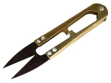 OBCINACZKI DO NITEK KRAWIECKIE METALOWE ZŁOTE 10cm