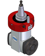 AGREGAT KĄTOWY CNC HSD B6314B0052 POD STOŻKI ISO30