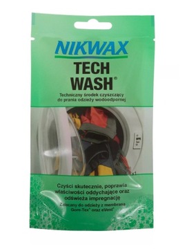 Nikwax TECH WASH 100ml mydło płyn pranie czyszczenie odzież namiot plecak