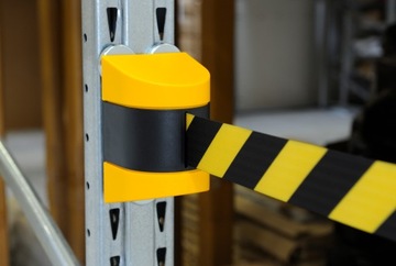 Выдвижная сигнальная лента, настенная кассета, 4,6 м