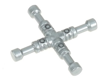 LEGO Klucz krzyżak do kół 11402d srebrny matowy