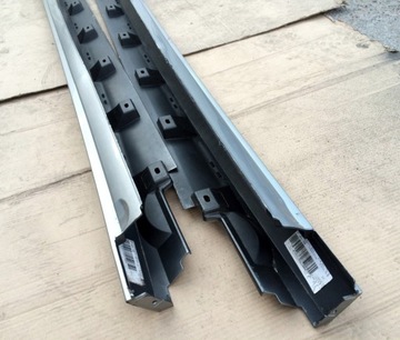 Боковые пороги VW Passat B8 3G0 - Хром