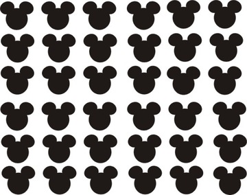 MICKEY MOUSE Myszka naklejki 27-1 B RÓŻNE KOLORY