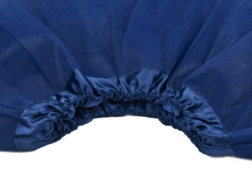 ЮБКА ТЮЛЬНАЯ ЦВЕТА 40см темно-синяя