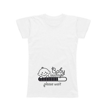 XXL - KOSZULKA T-SHIRT CIĄŻOWA BABY LOADING