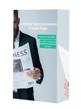 Presell Page Artykuł Sponsorowany 1z 50 blogów .PL