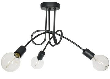 SUFITOWA LAMPA WISZĄCA NOWOCZESNA LOFT EDISON