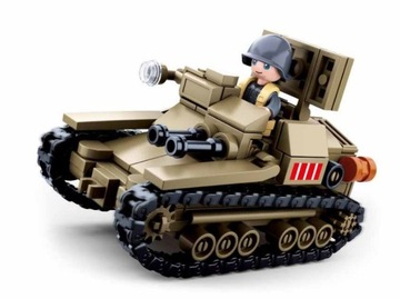 KLOCKI SLUBAN CZOŁG TANKIETKA WOJSKO 183el