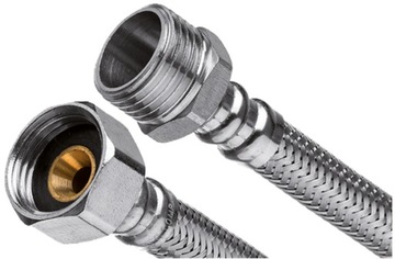 WĘŻYK 20CM DO WODY W OPLOCIE STALOWYM 1/2 x 1/2''