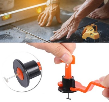 200 зажимов для системы выравнивания плитки + 4 ключа, 400 крестовин