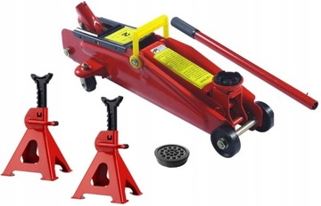 Podnośnik Samochodowy Żaba 2T + Kobyłki 3 Tony