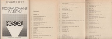PROGRAMOWANIE W JĘZYKU PASCAL Ryszard K. Kott