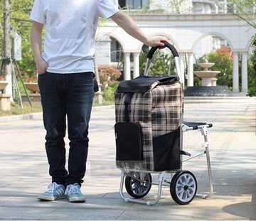 Тележка для покупок СО СТУЛОМ