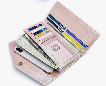 ЧЕХОЛ-КОШЕЛЬК ЖЕНСКИЙ РОЗОВЫЙ, БЕЖЕВЫЙ, СИНИЙ ХИТ