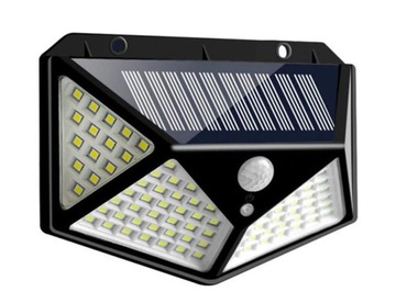 Lampa solarna z czujnikiem ruchu zmierzchu 100 LED