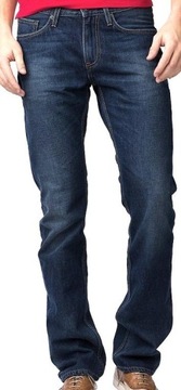 TOMMY HILFIGER jeansy REGULAR spodnie proste 30_34