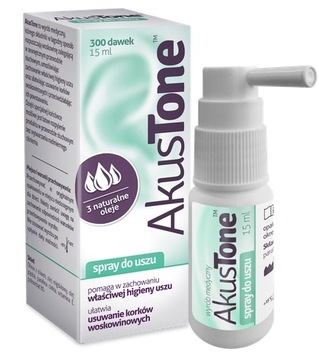 AKUSTONE SPRAY HIGIENA USZU 15ml,,