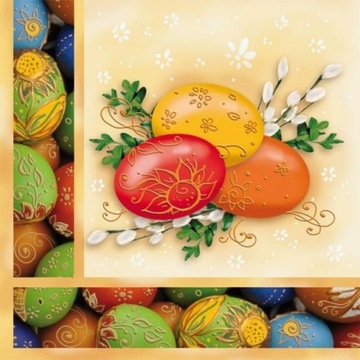 Serwetka do Decoupage 1szt. WIELKANOC S73