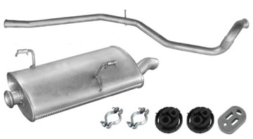 RURA TŁUMIK KOŃCOWY PEUGEOT 206 2.0 HDI KOMBI SW
