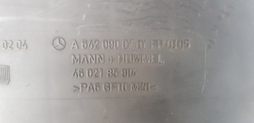 MERCEDES ML W164 A6420900701 POUZDRO FILTRU LEVÝ