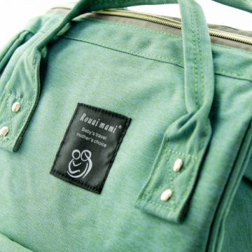 Рюкзак для мамы - папины аксессуары для пеленания Зеленая сумка для коляски + крючки