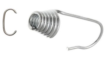 SPRĘŻYNA hak LINKI EKSPANDORA 8mm + ZACISK linki