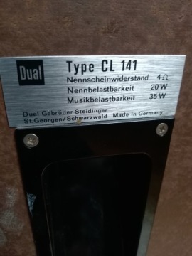Динамики DUAL CL 141 4 Ом — ВИНТАЖНЫЕ, ОЧЕНЬ БОЛЬШИЕ!