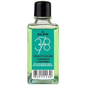 ALPA 378 KULTOWA CZESKA WODA PO GOLENIU 50ml MĘSKI ZAPACH RETRO