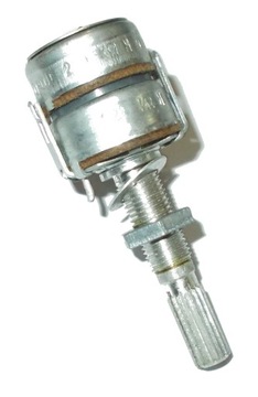 POTENCJOMETR OBROTOWY TELPOD 2x 220k M+N 32 Balans
