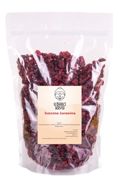 SUSZONA ŻURAWINA 1kg CIĘTA NATURALNA JAKOŚĆ z USA