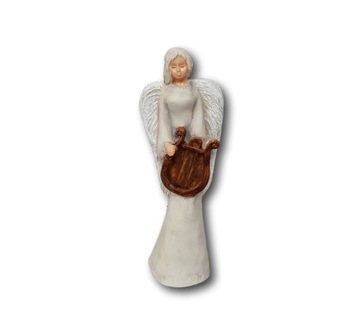 Anioł Aniołek Figurka Nikola z instrumentem 39cm