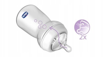 Chicco Bottle Natural Fellion 6m+ 330 мл розовый 0731