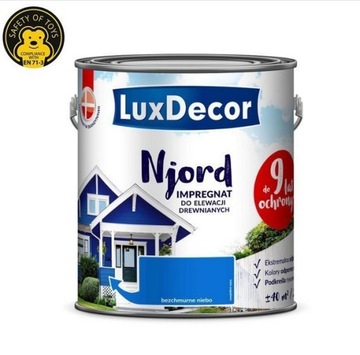 Краска-пропитка для дерева NJORD 0,75л РЫБАКСКИЙ ДОМ