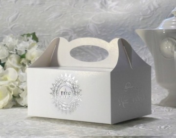КОРОБКА ДЛЯ ПРИЧАСТНОГО ТОРТА IHS SILVER BOXES